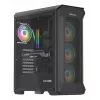 GENESIS Irid 505 ARGB midi tower zwart, transparant