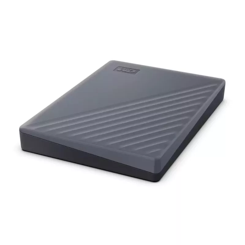 WESTERN DIGITAL draagbare harde schijf - My Passport - 2 TB - USB-C/A 3.2 Gen 1 - grijs