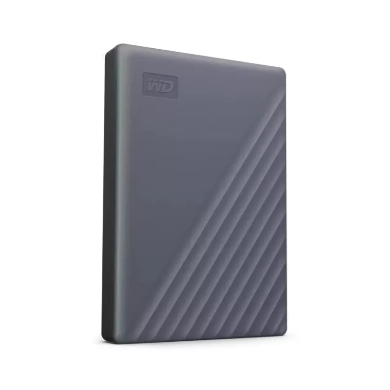 WESTERN DIGITAL draagbare harde schijf - My Passport - 2 TB - USB-C/A 3.2 Gen 1 - grijs