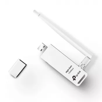 netwerkkaart TP-Link TL-WN722N, WLAN 150 Mbit/s, USB, Wi-Fi 4, 2,4 GHz