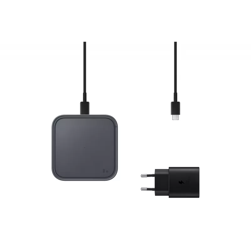 Samsung EP-P2400 smartphone grijs USB draadloos laden snelladen binnen