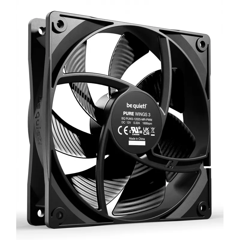 be quiet Pure Wings 3 120mm PWM behuizingsventilator 12 cm zwart 1 stuk