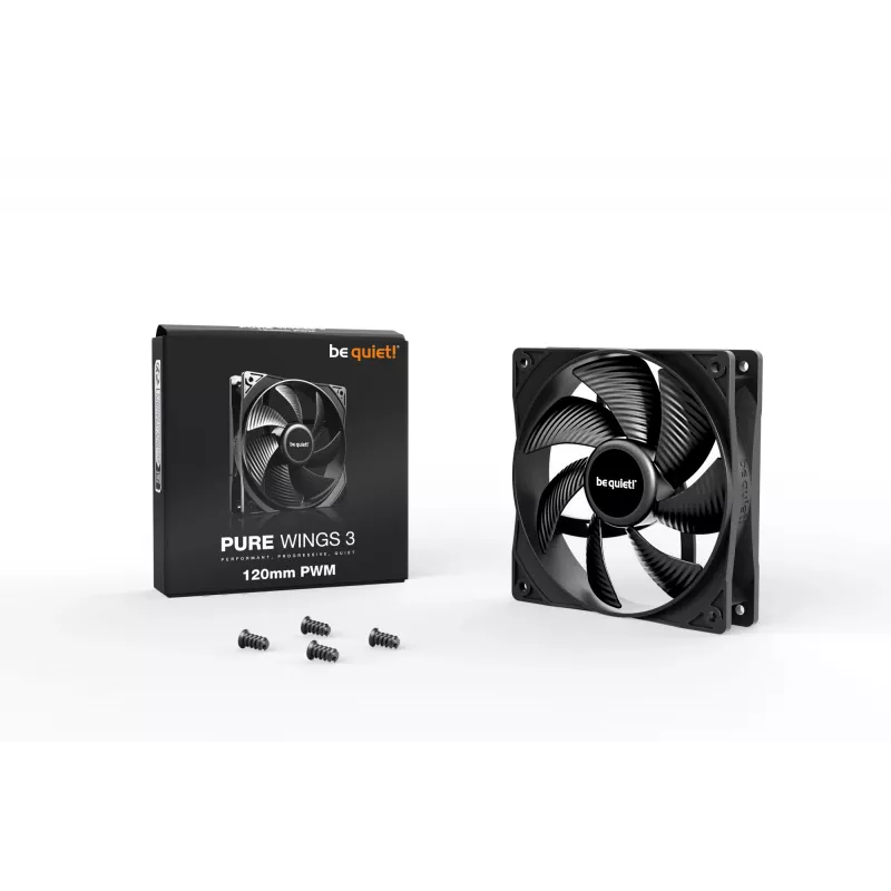 be quiet Pure Wings 3 120mm PWM behuizingsventilator 12 cm zwart 1 stuk