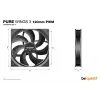 be quiet Pure Wings 3 120mm PWM behuizingsventilator 12 cm zwart 1 stuk