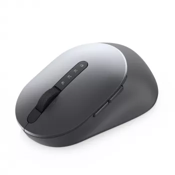 DELL Pro Plus muis - MS5320W, rechtshandig, optisch, RF draadloos + Bluetooth, 1600 DPI, grijs, titanium