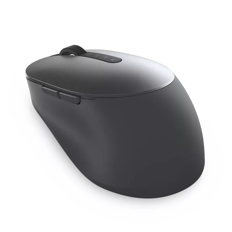 DELL Pro Plus muis - MS5320W, rechtshandig, optisch, RF draadloos + Bluetooth, 1600 DPI, grijs, titanium