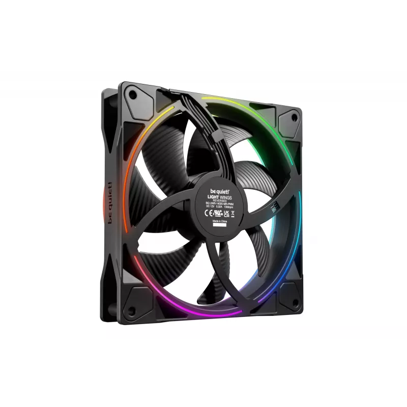 be quiet! Light Wings 140 mm PWM Reverse zwart caseventilator 14 cm 1 stk.