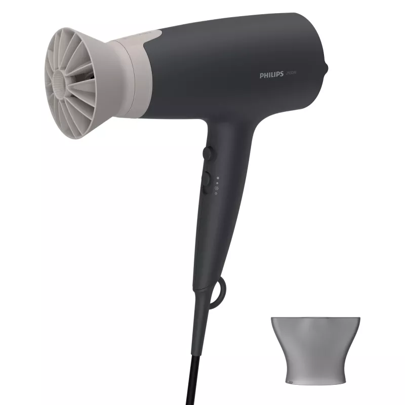 haardroger Philips 3000 series BHD351/10 — 2100 W, ionisch, 6 warmte-/6 snelheidsstanden, koudstand, stylingmondstuk