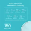 TP-Link AX1800 Whole Home Mesh Wi-Fi 6 systeem, wit, intern, mesh-router, stroom, FCC