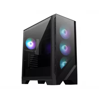 MSI MAG FORGE 321R AIRFLOW computerbehuizing midi tower zwart, transparant