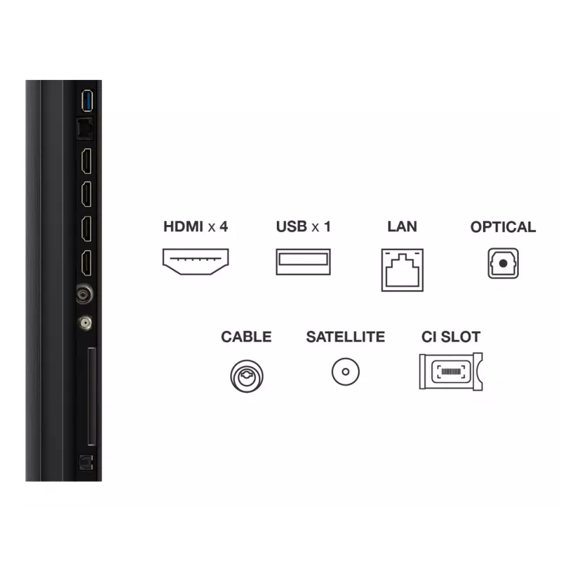 TCL C6K 55C6K tv 139,7 cm (55 inch) 4K Ultra HD smart tv Wi-Fi metallic