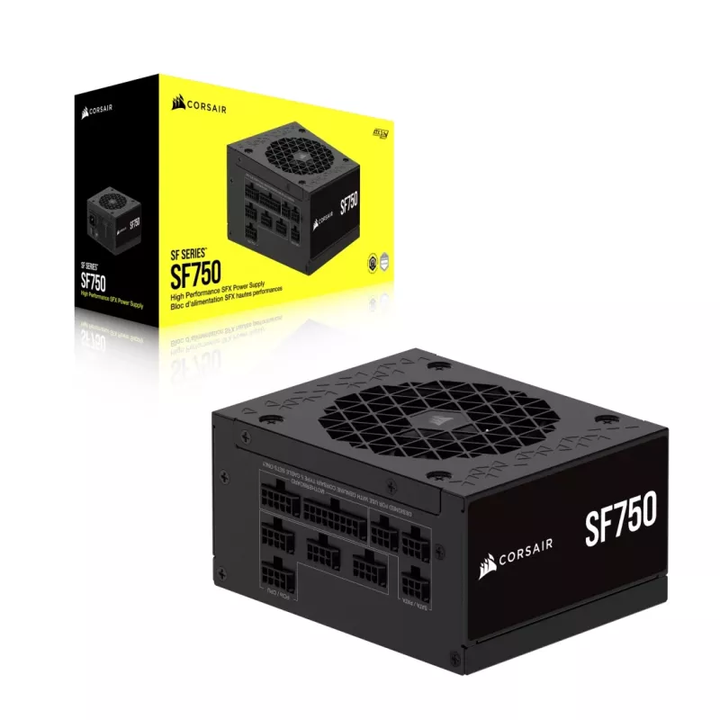 CORSAIR voeding - SF Series SF750 volledig modulair 80 Plus Platinum SFX