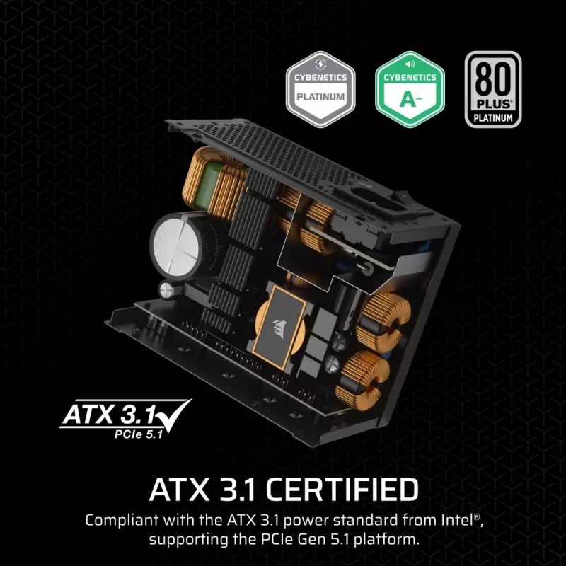 CORSAIR voeding - SF Series SF750 volledig modulair 80 Plus Platinum SFX