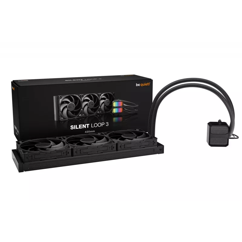 be quiet Silent Loop 3 420 mm processor all-in-one-vloeistofkoeler 14 cm zwart 1 stuk