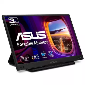 Draagbare monitor ASUS ZenScreen MB166C 15,6 inch Full HD IPS LED 1920x1080, 250 cd/m², 5 ms, USB-C-voeding
