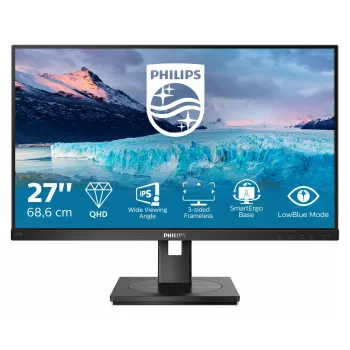 Philips S Line 275S1AE/00 computermonitor 68,6 cm (27 inch) 2560 x 1440 pixel 2K Ultra HD LCD zwart