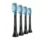 Philips C3 Premium Plaque Defence HX9044/33 4x zwart sonische tandenborstelkoppen
