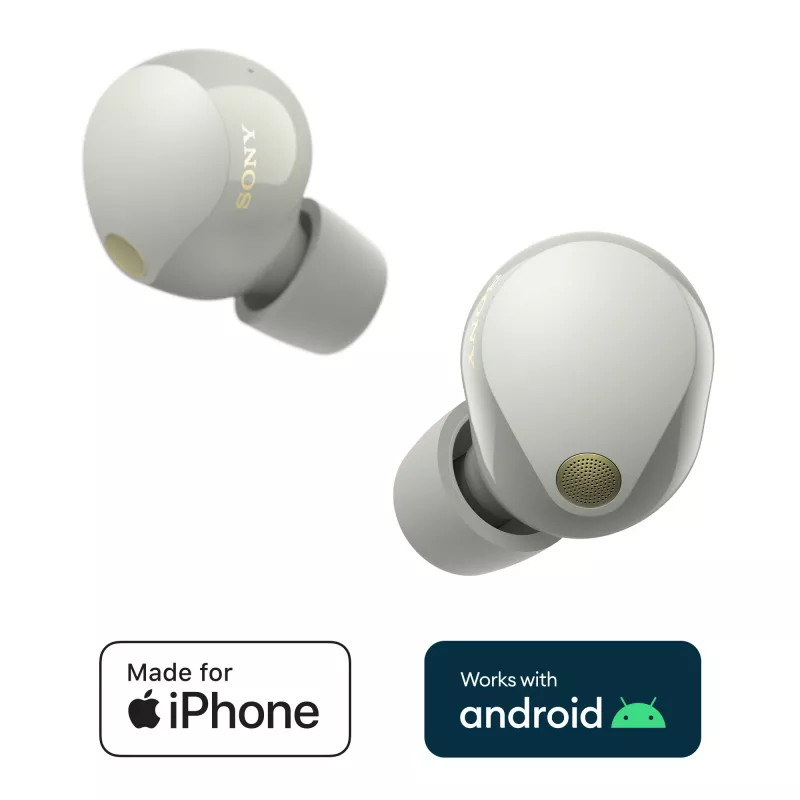 Sony WF-1000XM5 headset draadloos in-ear gesprekken/muziek Bluetooth zilver