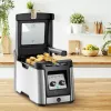 Tefal Clear Duo FR600D10 friteuse, 3,5 l, 2000 W, roestvrij staal/zwart