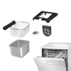 Tefal Clear Duo FR600D10 friteuse, 3,5 l, 2000 W, roestvrij staal/zwart
