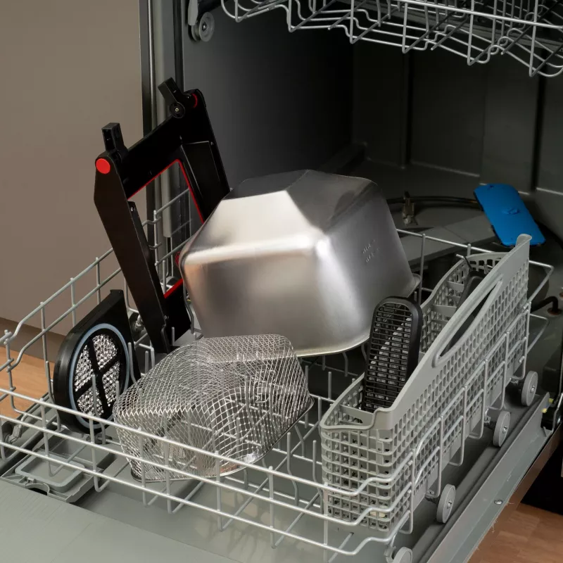 Tefal Clear Duo FR600D10 friteuse, 3,5 l, 2000 W, roestvrij staal/zwart