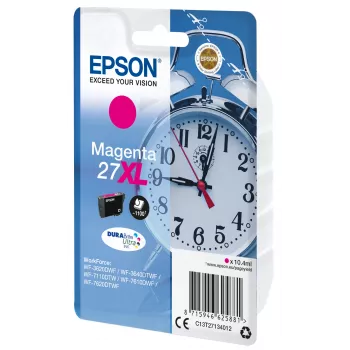 Epson wekker singlepack magenta 27XL DURABrite Ultra inkt