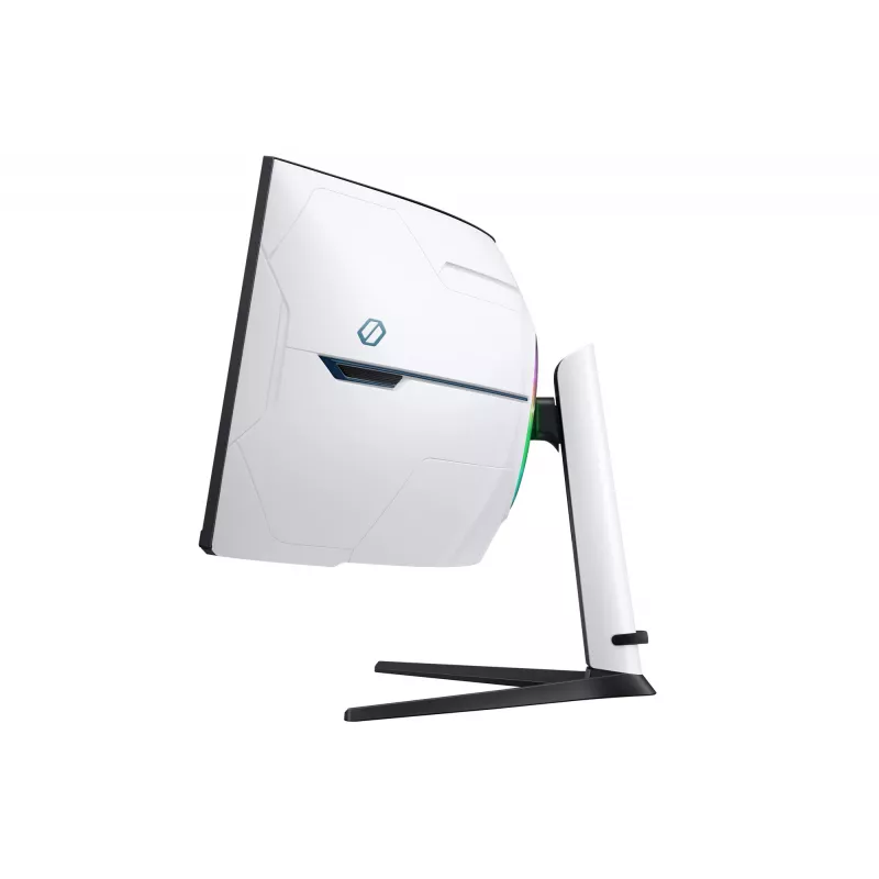 Samsung G95NC computermonitor 144,8 cm (57 inch) 7680 x 2160 pixel Dual UHD LED zwart, wit
