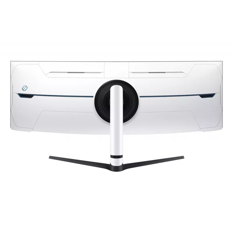 Samsung G95NC computermonitor 144,8 cm (57 inch) 7680 x 2160 pixel Dual UHD LED zwart, wit