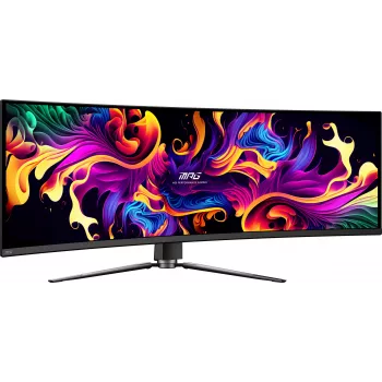 MSI MPG 491CQP QD-OLED computermonitor 124,5 cm (49 inch) 5120 x 1440 pixel DQHD zwart