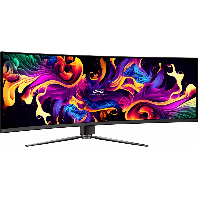 MSI MPG 491CQP QD-OLED computermonitor 124,5 cm (49 inch) 5120 x 1440 pixel DQHD zwart