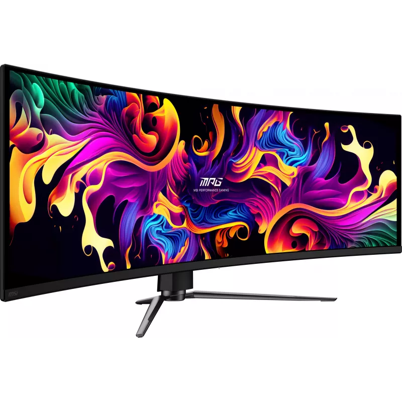 MSI MPG 491CQP QD-OLED computermonitor 124,5 cm (49 inch) 5120 x 1440 pixel DQHD zwart
