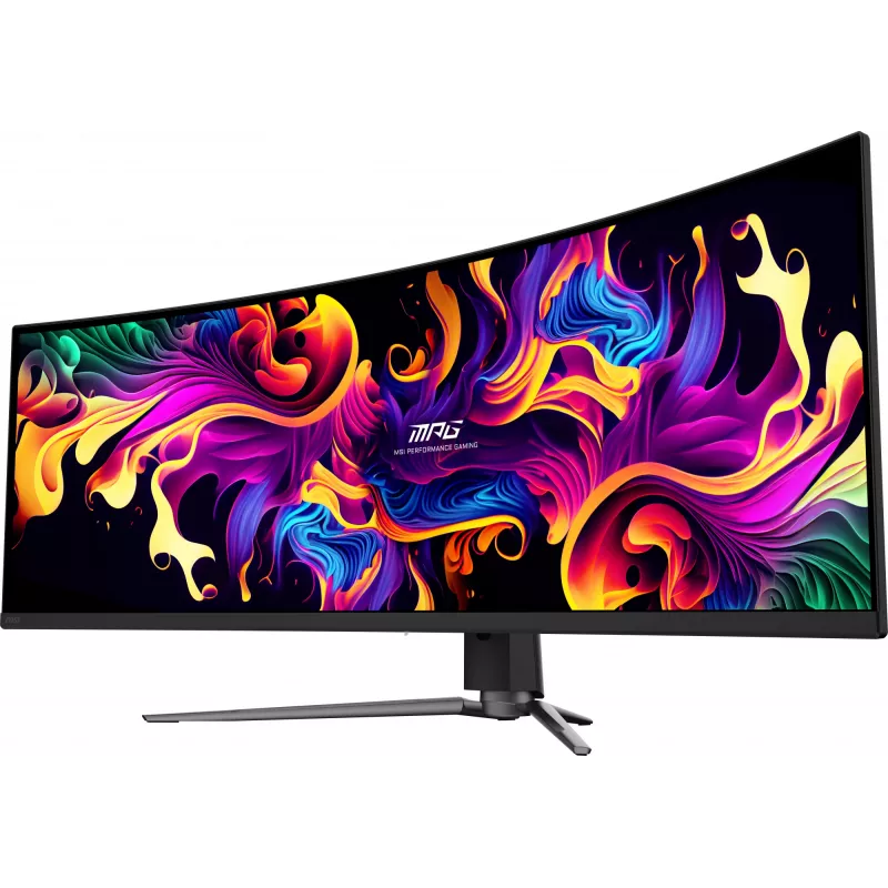 MSI MPG 491CQP QD-OLED computermonitor 124,5 cm (49 inch) 5120 x 1440 pixel DQHD zwart