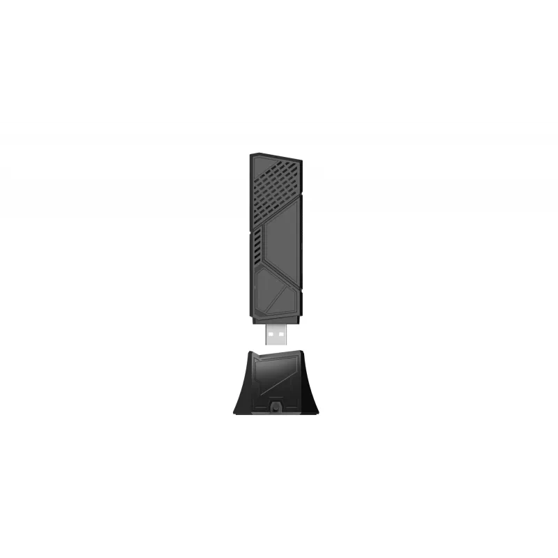 ASUS ROG USB-BE92 WiFi 7 BE6500 tri-band USB-adapter WLAN 6500 Mbit/s