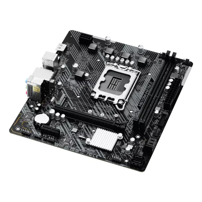 ASRock H610M-H2/M.2 moederbord, LGA1700, Intel H610, 2x DDR4, 2x HDMI, micro ATX