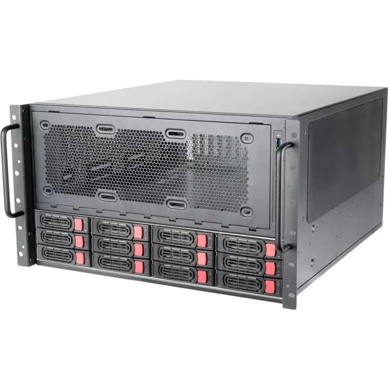 Computerbehuizing SilverStone SST-RM61-312 rack-behuizing zwart