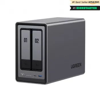 Ugreen NASync DXP2800 NAS-systeem 2-bay compact Intel® N N100 8 GB DDR5 0 TB UGOS Pro zwart