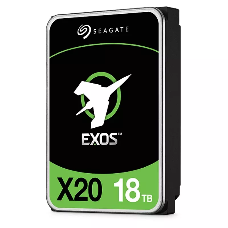Seagate Enterprise Exos X20 interne harde schijf 18 TB 7200 tpm 3,5 inch Serial ATA III