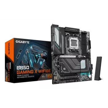 GIGABYTE B850 GAMING X WIFI6E moederbord - AMD Ryzen 9000 Series CPU's, 12+2+2 fasen digitale VRM, tot 8200MHz DDR5 (OC), 1xPCIe 5.0 + 2xPCIe 4.0 M.2, 2.5LAN, WIFI 6E, USB 3.2 Gen 2x2