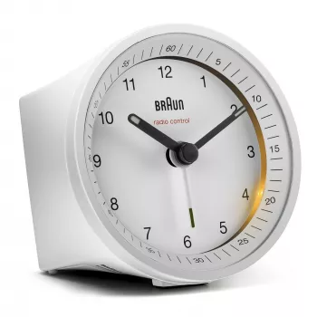 Braun BC07W-DCF quartzwekker wit