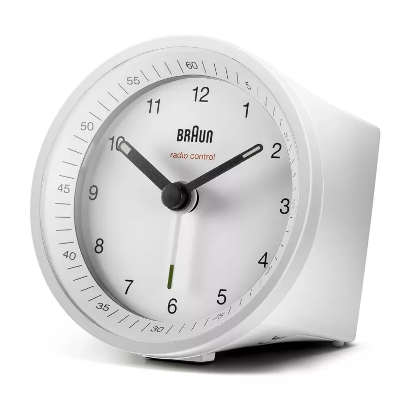 Braun BC07W-DCF quartzwekker wit