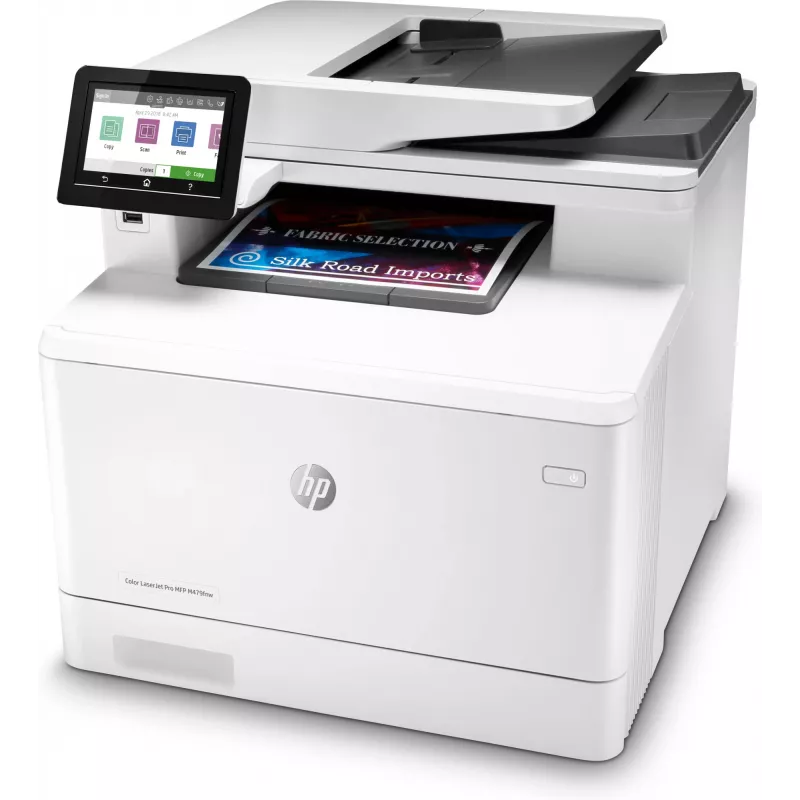 HP Color LaserJet Pro MFP M479fnw, printen, kopiëren, scannen, faxen, e-mail, scannen naar e-mail/PDF; 50-vel niet-gekrulde ADF