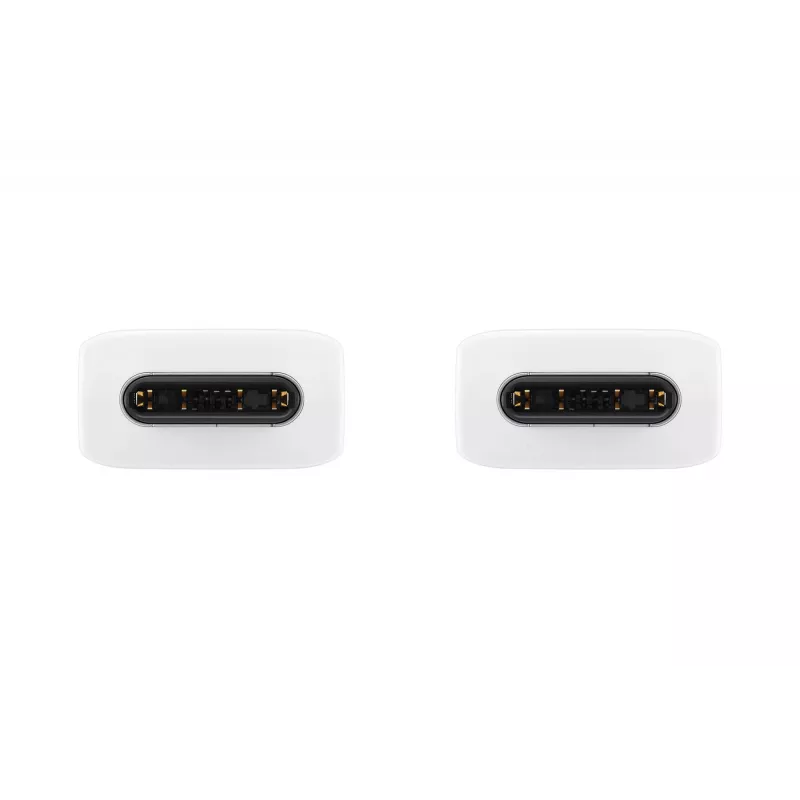 Samsung EP-DN975 - USB-kabel - USB-C (M) naar USB-C (M) - USB 2.0 - 1 m - USB-voeding (5A, 100 W) - wit - voor Galaxy Note10, Note10+, Note10+