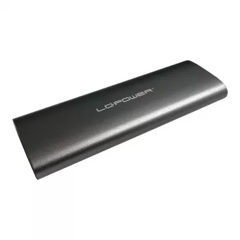 LC-POWER M.2 SSD-behuizing (NVMe & SATA), USB 3.2 Gen.2x1, antraciet - Lc-m2-c-multi-2