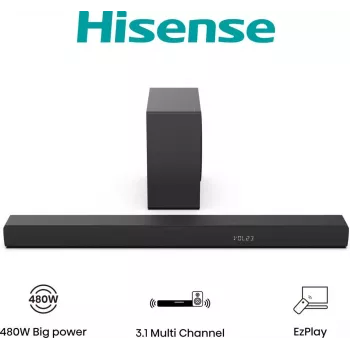 Hisense HS3100 zwart 3.1 kanalen 480 W