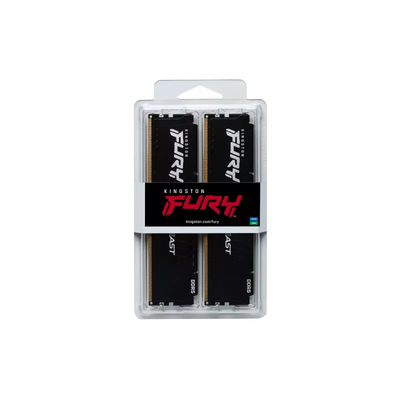 Kingston Technology FURY Beast 32GB 5600MT/s DDR5 CL36 DIMM (set van 2) zwart