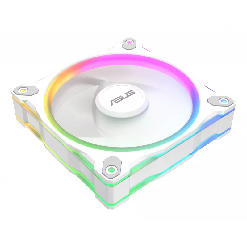 Behuizingsventilator ASUS Prime MR120 120 mm 1600 RPM wit (3-pack, LED, 58 CFM, 23 dB)