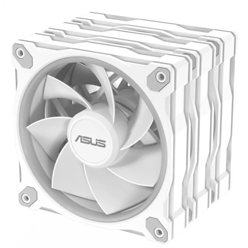 Behuizingsventilator ASUS Prime MR120 120 mm 1600 RPM wit (3-pack, LED, 58 CFM, 23 dB)