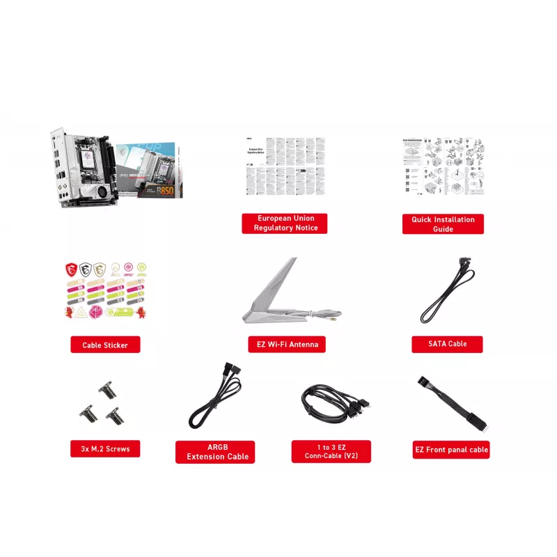 MSI B850I EDGE TI WIFI AMD B850 Socket AM5 mini-ITX