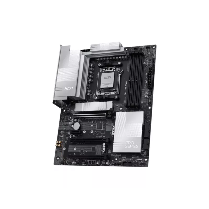 Moederbord MSI PRO X870E-P WIFI ATX — AMD X870E, socket AM5, DDR5, 4 DIMM, Wi-Fi 7, 3× M.2, HDMI 2.1