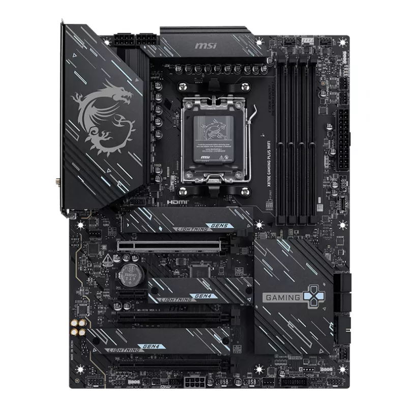 MSI X870E GAMING PLUS WIFI moederbord AMD X870E socket AM5 ATX